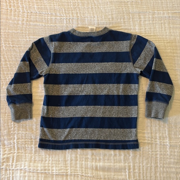 Gymboree Boys Striped Pullover UK Union Jack Appliqué with Matching Hat - Picture 5 of 8